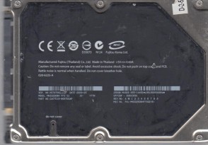MHZ2250BH FFS G1 Fujitsu 250GB SATA 2.5 Inch Hard Drive